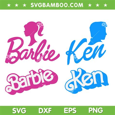 Barbie And Ken SVG PNG