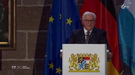 Bundespräsident reist durch Franken Steinmeier zu Besuch in Bayern Sat1