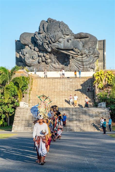 Balinese Man Parade With Traditional Dress Editorial Image Image Of