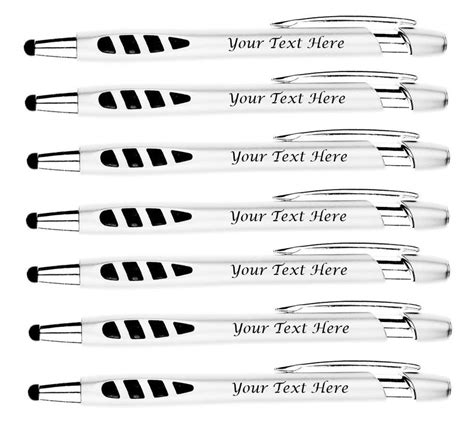 Personalized Business Pens Bulk Custom Text Order Marketing Etsy