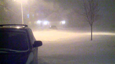 Thundersnow And Lightning 2011 Minooka Youtube