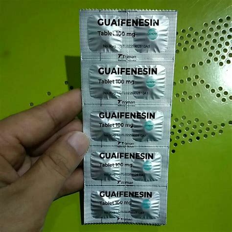 Jual GUAIFENESIN TABLET Pengencer Keluarkan Batuk Berdahak Shopee