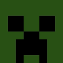 Creeper head pixel art