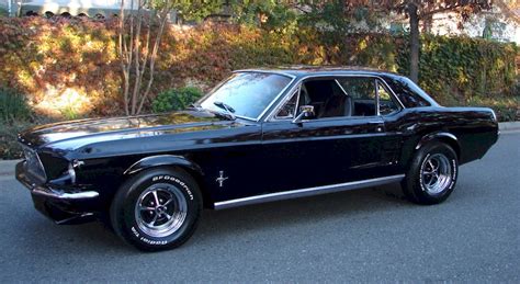 Raven Black 1967 Ford Mustang Hardtop - MustangAttitude.com Photo Detail