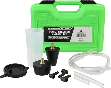 Oemtools Power Steering And Brake Bleed Adapter Kit Works W Hand