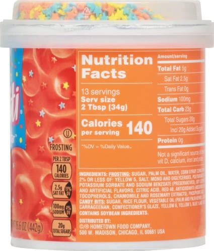 Pillsbury Funfetti Orange All Star Vanilla Frosting 156 Oz Ralphs