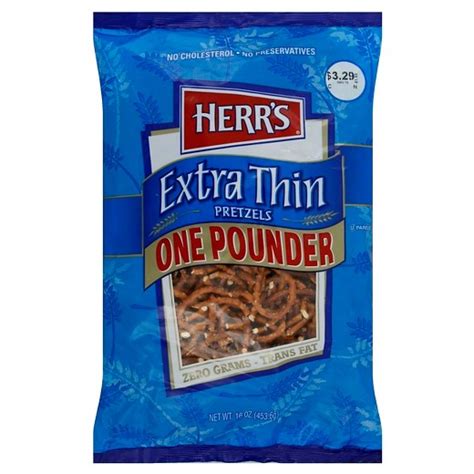 Herrs Extra Thin Pretzels 16 Oz Target