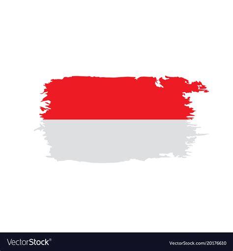 Indonesia Flag Royalty Free Vector Image Vectorstock