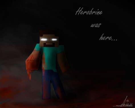 Herobrine Face Wallpaper