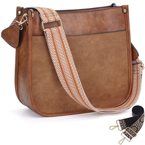 Hkcluf Crossbody Bags For Women Trendy Vegan Leather Hobo Handbags With