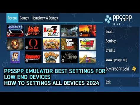 Ppsspp Emulator Android Best Settings For Low End Devices How