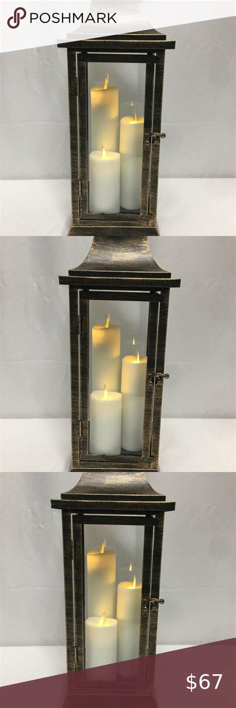 Luminara 16 Heritage Tri Candle In Outdoor Lantern In 2022 Outdoor