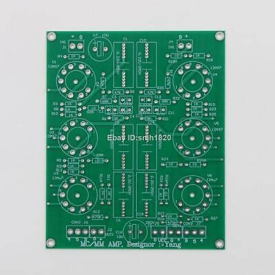 1pcs No Feedback MM MC Phono Amplifier Bare PCB Base On Sansui High