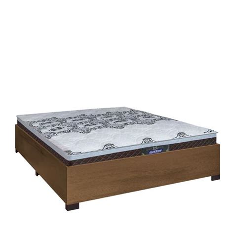 Cama Box Casal Queen Desmont Vel Colch O Molas Ensacadas C Euro In