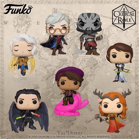 The 7 characters of Critical Role Vox Machina in POP | POP! Figures