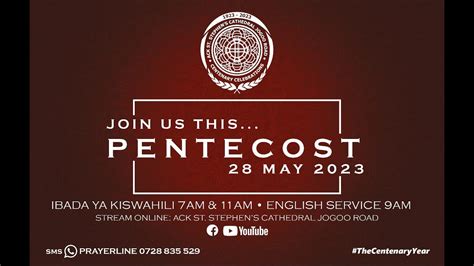 Jumapili Ya Pentekoste Ibada Ya Saa Tano 28th May 2023 YouTube