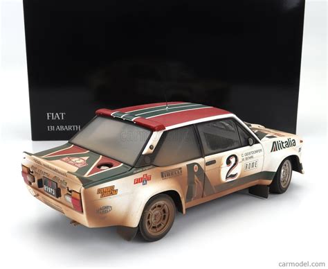 KYOSHO 08376G DV Scale 1 18 FIAT 131 ABARTH ALITALIA Dirty And Night