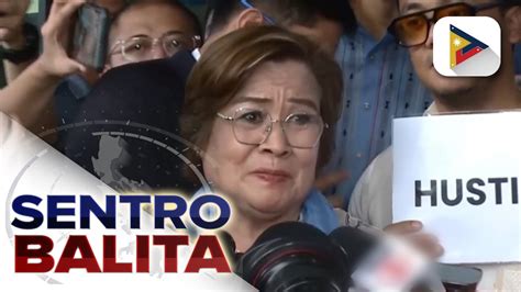 Dating Sen De Lima Handang Tumulong Sa Imbestigasyon Ng ICC Laban Sa