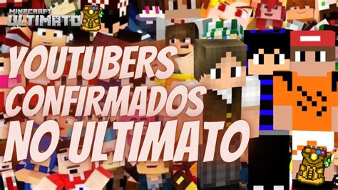 Novos Youtubers Confirmados No Minecraft Ltimato Jazzghost