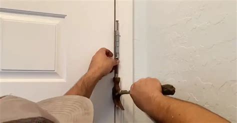 How To Remove A Door Hinge Pin With Non Removable Pins