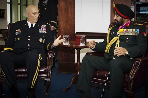 Indian Army Chief of Staff Visits with United States Army Chief of ...