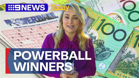 Winners Of 200 Million Powerball Jackpot 9 News Australia Youtube