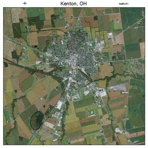 Aerial Photography Map of Kenton, OH Ohio