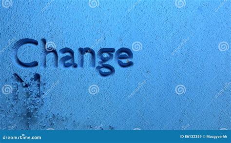 CHANGE Management Word Carved In Stone Wall Stock Video Video Of