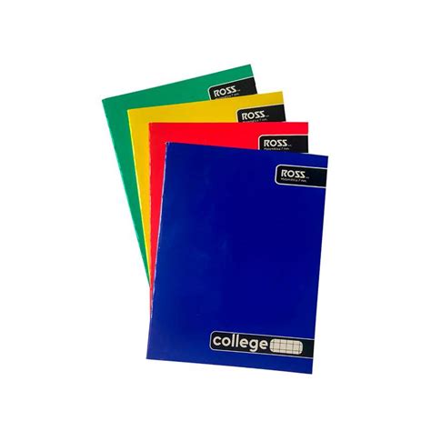 Cuaderno COLLEGE Matematicas 7mm 80 Hojas Ross Colon O Auca Todo Colegio