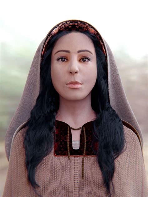 Real Face Of Mary Magdalene Created From The Skull In St Mary Magdalene