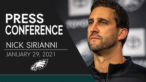 Nick Sirianni Introductory Press Conference | Eagles Press Conference ...