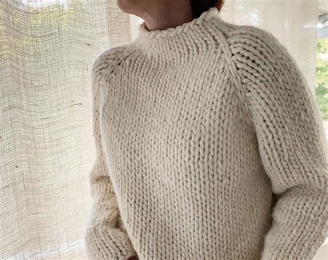 Beginner Friendly Knitting Pattern Gallant Sweater Chunky Cropped