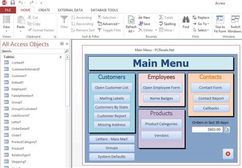 Microsoft Access Database Extension Earthgera