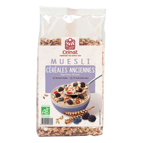 Muesli C R Ales Anciennes Bio G Celnat