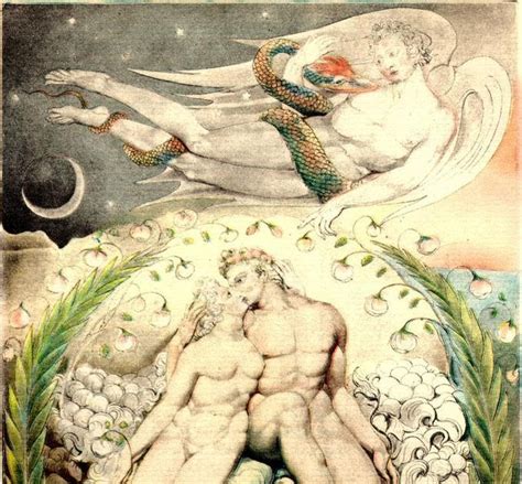 William Blake Religion And Psychology ADAM EVE SATAN