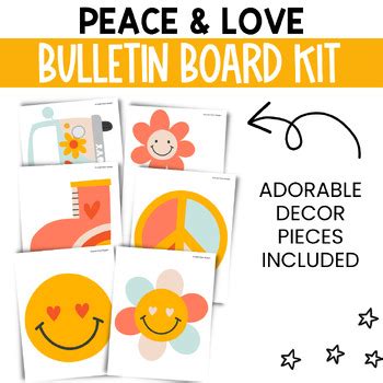 Retro Groovy Bulletin Board Kit Groovy February Bulletin Board Decor