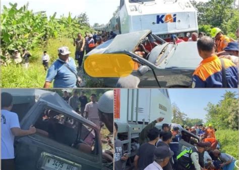 Innalillahi Tabrakan Kijang V Kereta Api Korbannya Rombongan Ponpes