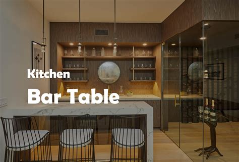 stylish kitchen bar table ideas   home