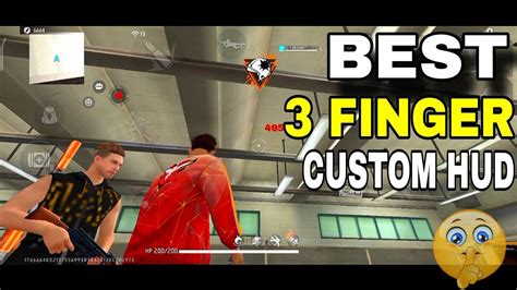 BEST 3 FINGER CUSTOM HUD FREE FIRE HEADSHOT BEST 3 FINGER CUSTOM HUD