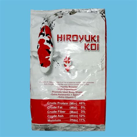 Pakan Koi Hiroyuki Super Bulky Color Max Repack Kg Shonshikoi