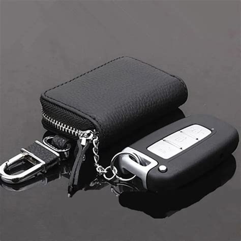 PU Leather Car Key Wallets Men Key Holder Housekeeper Keys Organizer ...