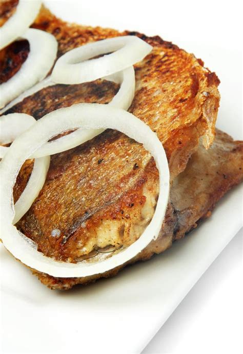 Cooked fish stock image. Image of appetizer, grilled - 23436777