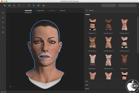 Adobe、3dキャラクター作成ツール「adobe Fuse Cc」（プレビュー版） をリリース ソフトウェア Mac Otakara