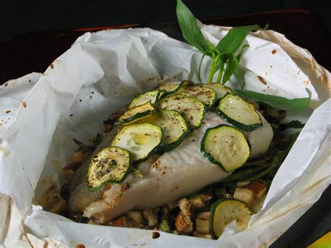 Halibut Steaks In Parchment With Mushrooms And Tarragon Gusto Tv