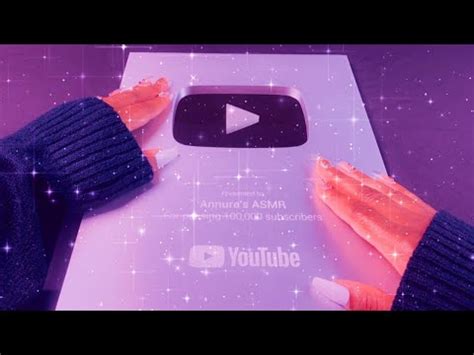 ASMR Unboxing My Silver Play Button Personal Attention The ASMR Index