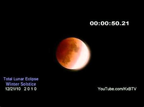 Winter Solstice Total Lunar Eclipse Time Lapse Savevid