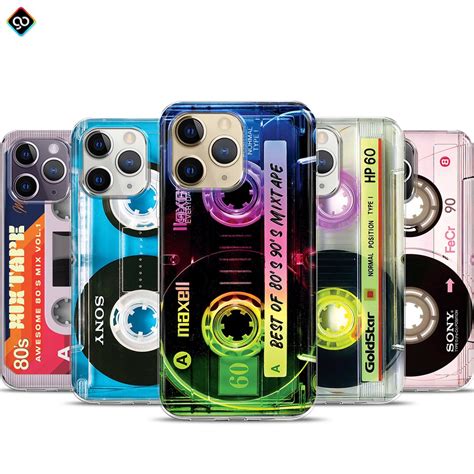 Custom Phone Case Retro Cassette Tape Phone Case Mixtape Vintage Case Iphone 15 14 13 12 11 Pro