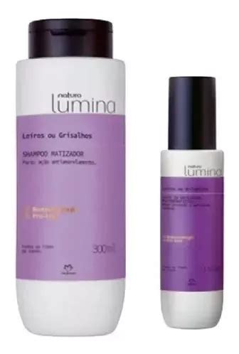 Shampoo Matizador Loiros Ou Grisalhos Natura Lumina Ml Mebuscar Brasil