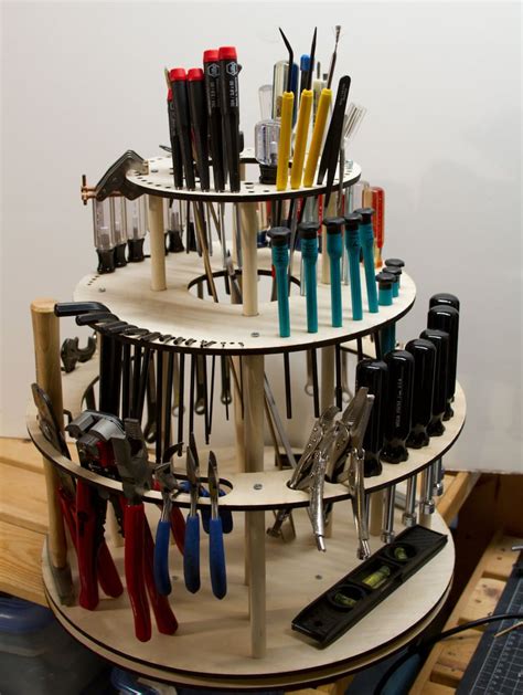 Rotating Tool Stand Organizer Lazy Susan Etsy