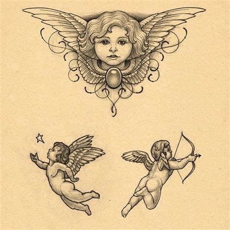 Cherub Tattoo Cherub Tattoo Cherub Tattoo Designs Tattoo Drawings